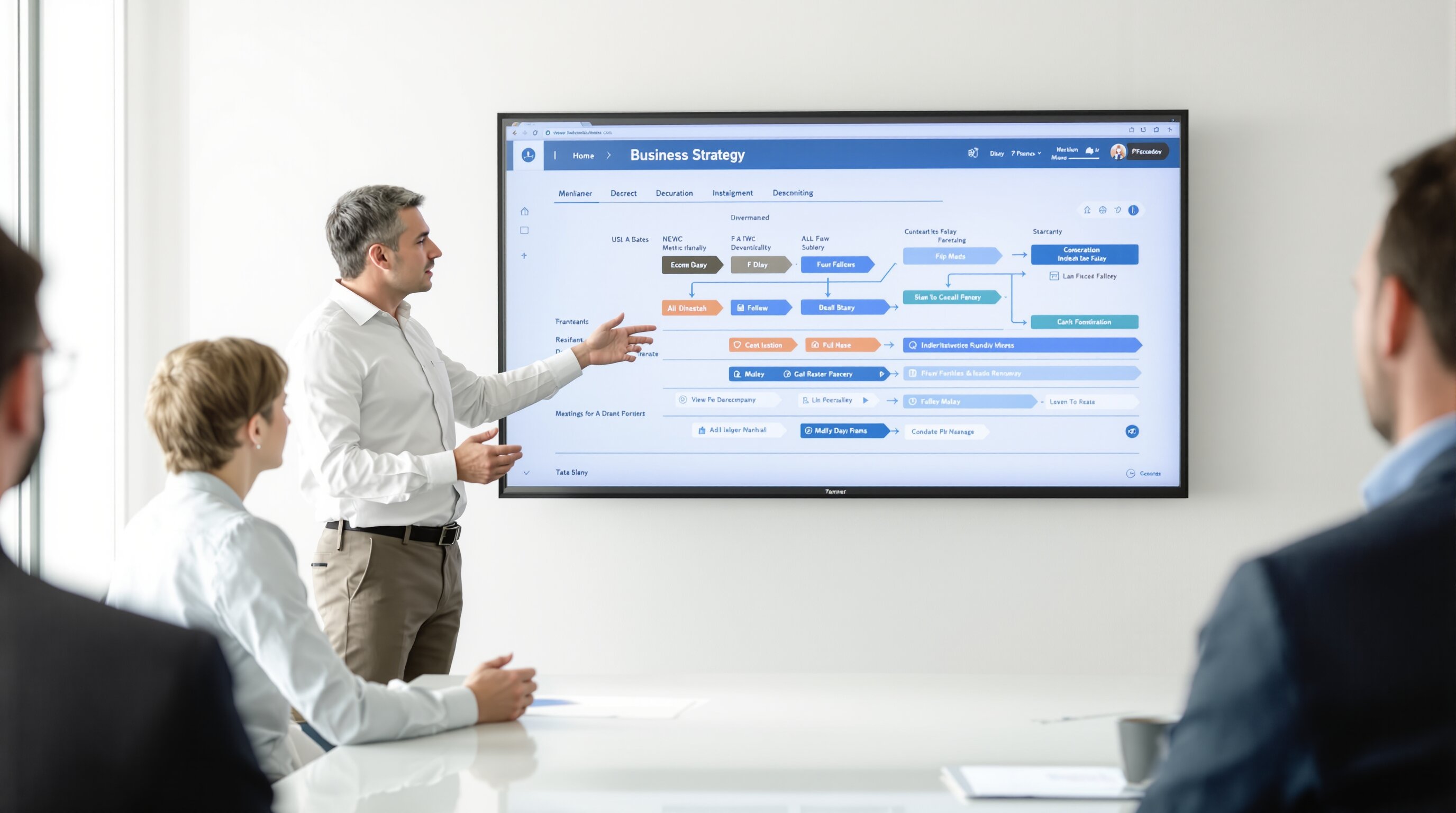 AI consulting strategy session